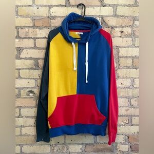 Ragstock XL Primary Color Block Hoodie